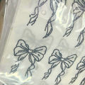 Rhinestone Bow Sticker – Navy Blue