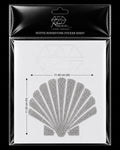 Seashell Rhinestone Iron-On Sticker Sheet | Hotfix Crystal Transfer