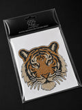 Premium Tiger Face Rhinestone Heat Transfer Sticker – 4SS Hotfix Iron-On Stone Sheet