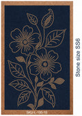 Floral Boota Rhinestone Hotfix Template | SS6 DIY Bling Transfer for Abayas, Kurti, T-Shirts & Jeans
