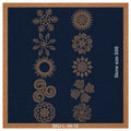 Mix Boota Column Rhinestone Hotfix Template | SS6 DIY Bling Transfer for Abayas, Kurti, T-Shirts & Jeans