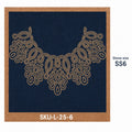 Paisley Lace Neckline Rhinestone Hotfix Template | SS6 DIY Bling Neck Design for Abayas, Kurti & Apparel