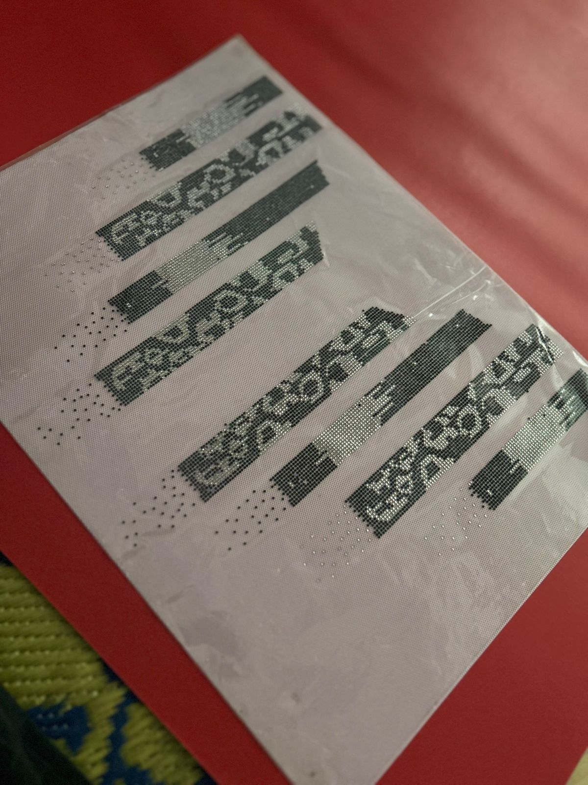 Men's Shirt Rhinestone Hotfix Sticker | Floral Border Band Iron-On Transfer Set