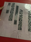 Men's Shirt Rhinestone Hotfix Sticker | Floral Border Band Iron-On Transfer Set