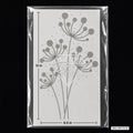 Dandelion Wildflower Rhinestone Hotfix Sticker | Silver Iron-On Transfer for Shirts