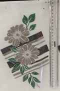 Floral Bouquet with Stripes Rhinestone Heat Transfer Sticker – 4SS Hotfix Iron-On Stone Sheet