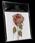 Dripping Rose Rhinestone Heat Transfer Sticker – 4SS Hotfix Iron-On Stone Sheet