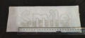 Smile Rhinestone Heat Transfer Sticker | Silver Crystal Hotfix Iron-On Transfer