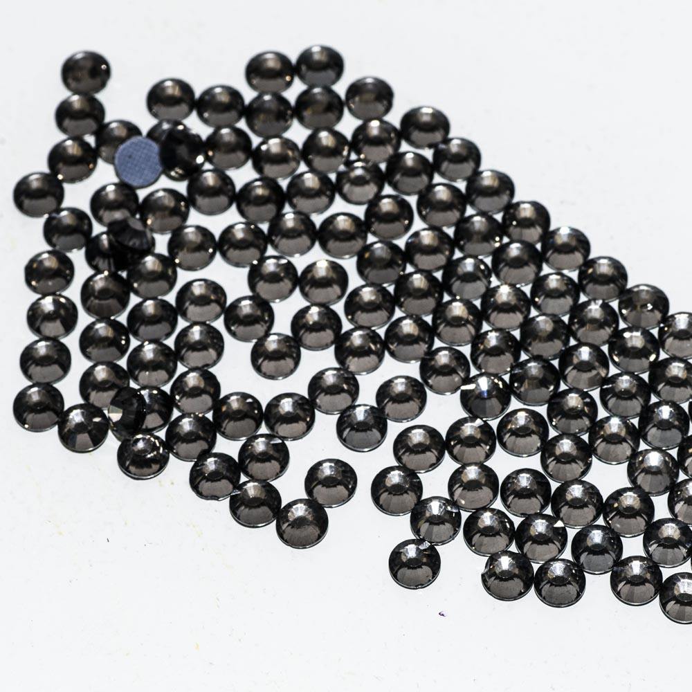 Black Diamond Hotfix Rhinestones Iron-On Transfer for T-Shirts & Apparel