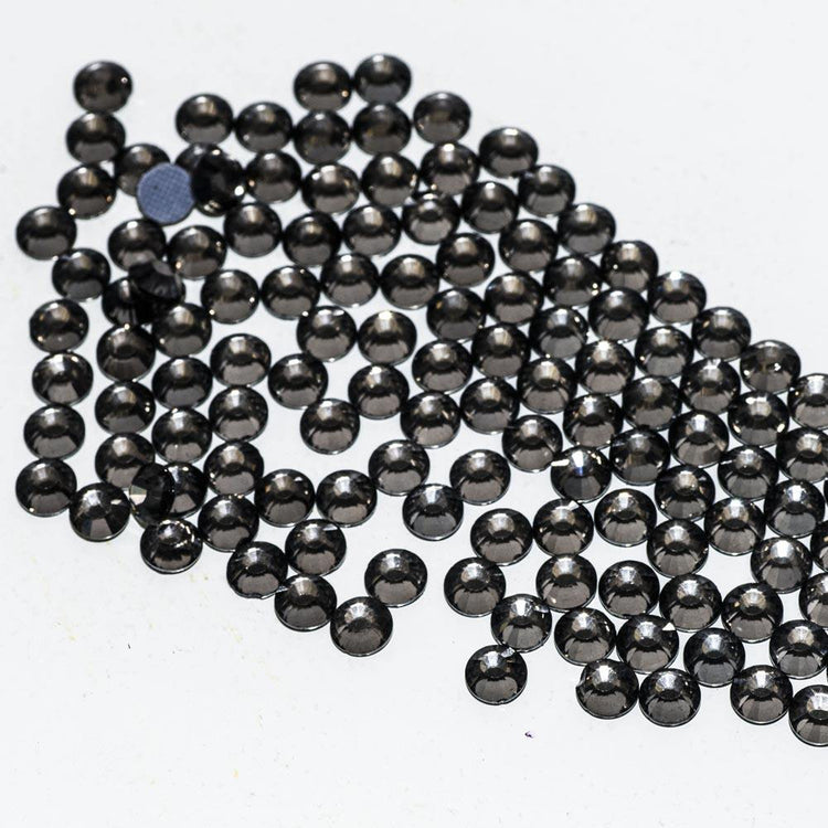 Black Diamond Hotfix Rhinestones Iron-On Transfer for T-Shirts & Apparel
