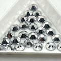 Crystal Hematite Hotfix Rhinestones | Dark Metallic Heat Fix Stones for Apparel & DIY Crafts