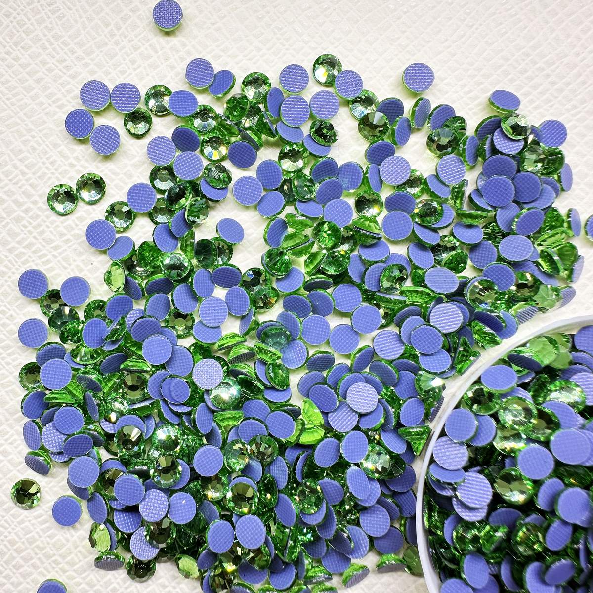 Peridot Hotfix Rhinestones | Green Heat Fix Stones for Apparel & DIY Crafts
