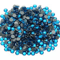 Aquamarine Hotfix Rhinestones Iron-On Transfer for T-Shirts & Apparel