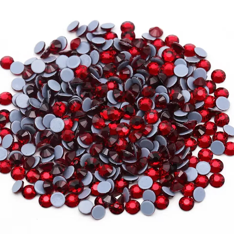 Siam Diamond Hotfix Rhinestones Iron-On Transfer for T-Shirts & Apparel